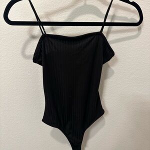 Black One Piece bodysuit top